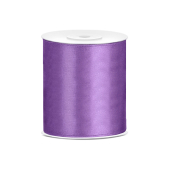 Satīna lente, lavanda, 100mm/25m