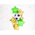 Futbola bumba ar balona foliju, 40 cm