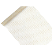 Apdrukāta organza, balta, 0,48 x 9m