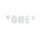 Banner 1st Birthday - One, 11.5x50cm