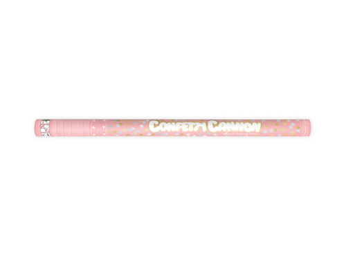 Confetti cannon with circles, 80cm
