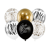 Balloons 30cm, Girls Night Out, mix (1 pkt / 6 pc.)