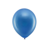 Varavīksnes baloni 30 cm metāliski, tumši zili (1 gab. / 100 gab.)
