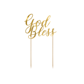 Tortes virsotne God Bless, zelts, 27,5cm