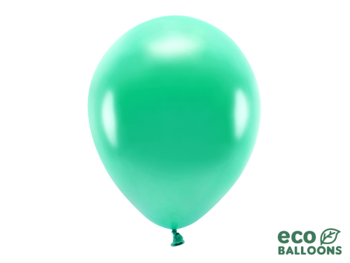Eko baloni 30 cm metāliski, zaļi (1 gab. / 100 gab.)