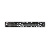 Confetti cannon with stars, silver, 40cm