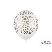 Balloons 30 cm, Spots, Pastel Pure White (1 pkt / 50 pc.)