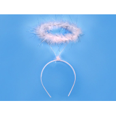 Headband with an aureole, white