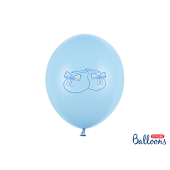 Balloons 30cm, Bootee, Pastel Baby Blue (1 pkt / 6 pc.)
