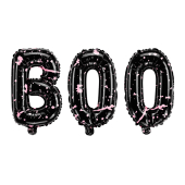 Folijas balons BOO, 65x35cm, sajauc