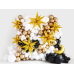 Folija balons Star 3D, 70cm, zelts