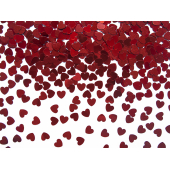 Confetti Hearts, red, 5mm, 30g