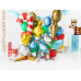 Folija balons Candy cane, 50x82cm, sarkans