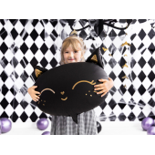 Balona balons Cat, 48x36cm, melns