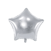 Folija balons Star, 70cm, sudrabs