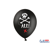 Balloons 30cm, Pirates Party, Pastel Black (1 pkt / 50 pc.)
