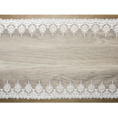 Mežģīnes, gandrīz baltas, 0,45 x 9 m (1 gab. / 9 lm)