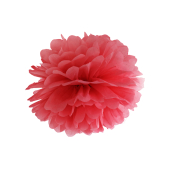 Saldpapīrs Pompons, sarkans, 25cm