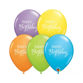 Воздушный Шар с рисунком BRT Happy Birthday (30 см)
