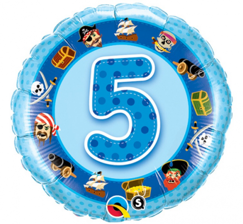 45 cm Folija balons 5 with images, blue
