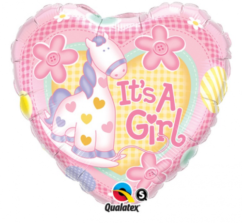 45 cm Folija balons" It is a Girl "