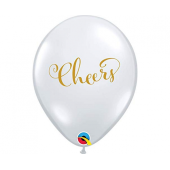 Apdrukāts lateksa balons Cheers (30 cm)