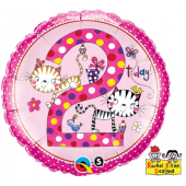 45 cm Folija balons 2 for girls "
