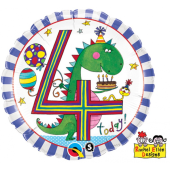 45 cm Folija balons 4 for a boy "