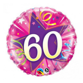 45 cm Folija balons CIR "60", pink