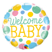 45 cm Folija balons - "WELCOME BABY "