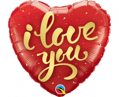 45 cm Folija balons HRT I love you