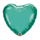 45 cm Folija balons HRT Chrome green Plain foil