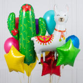 "Lama Fiesta Crazy" КОМПОЗИЦИЯ ИЗ ВОЗДУШНЫХ ШАРОВ