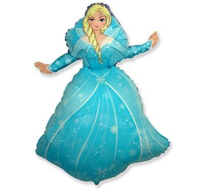 Princess Elsa Ice Heart FOLIJA GAISA BALONS 92 CM