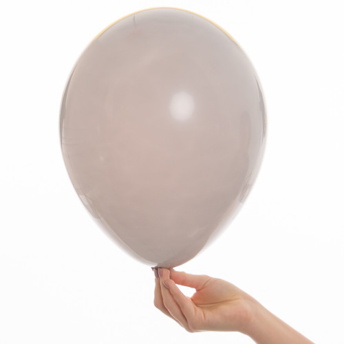 LATEKSA BALONS BEZ APDRUKAS pelēks Ø 28 CM