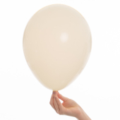 LATEKSA BALONS BEZ APDRUKAS ziloņkaula krāsa Ø 28 CM