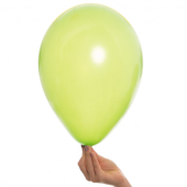 LATEKSA BALONS BEZ APDRUKAS dārgakmeņu laima krāsa Ø 28 CM