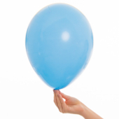 LATEKSA BALONS BEZ APDRUKAS gaiši zils Ø 28 CM