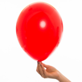 LATEKSA BALONS BEZ APDRUKAS sarkans Ø 28 CM