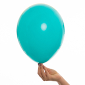 LATEKSA BALONS BEZ APDRUKAS torpiskais tirkīzs Ø 28 CM