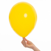 LATEKSA BALONS BEZ APDRUKAS dzeltens Ø 28 CM