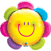 Flower Smiley FOLIJA GAISA BALONS Ø 61 cm