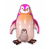 Pink Pinguin FOLIJA GAISA BALONS 35 CM