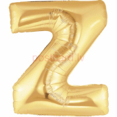 Folijas balons Burts Z Zelta krāsa 102 cm
