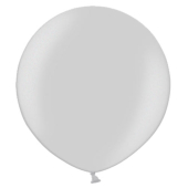 2FT METALLIC SILVER LATEX BALLOON