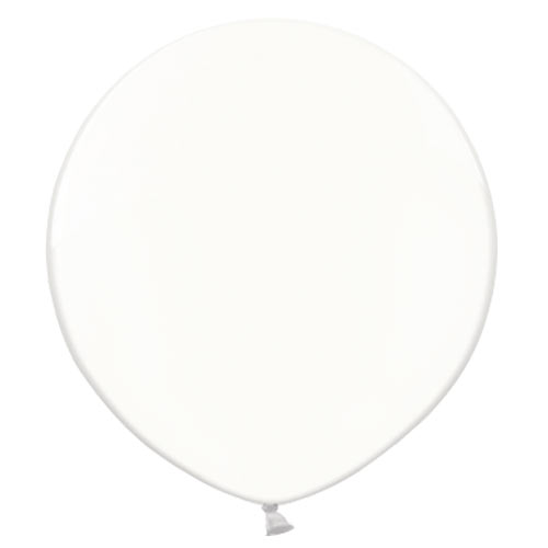 2FT PASTEL WHITE LATEX BALLOON