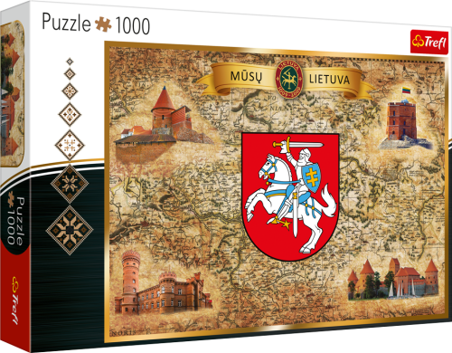 TREFL Puzle Lietuva, 1000 gab.