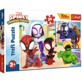 TREFL SPIDER-MAN Puzle Spidey, 24 gab.