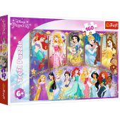 TREFL DISNEY PRINCESSES Puzle Princeses, 160 gab.