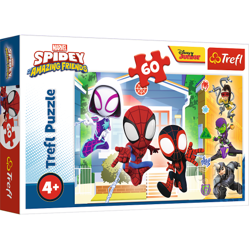 TREFL SPIDERMAN Puzle Spidey, 60 gab.